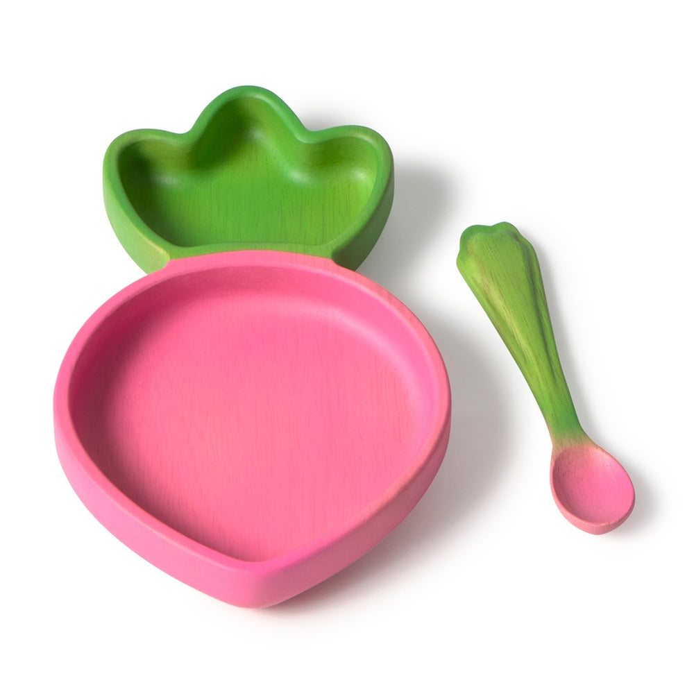 The Radish Plate & Spoon Set