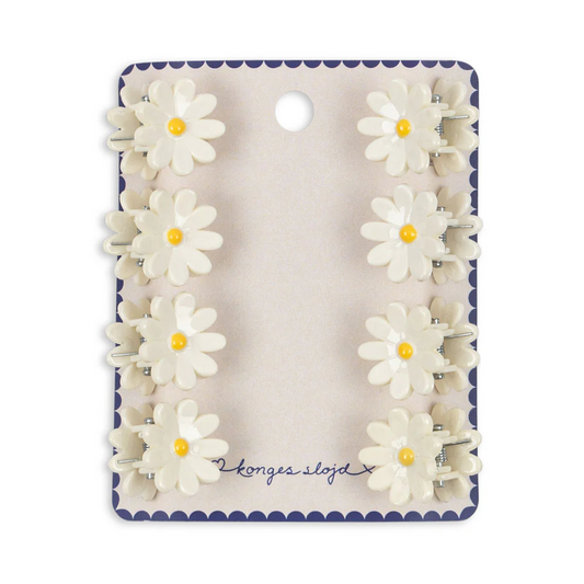 8 Pack Mini Hair Claws Daisy