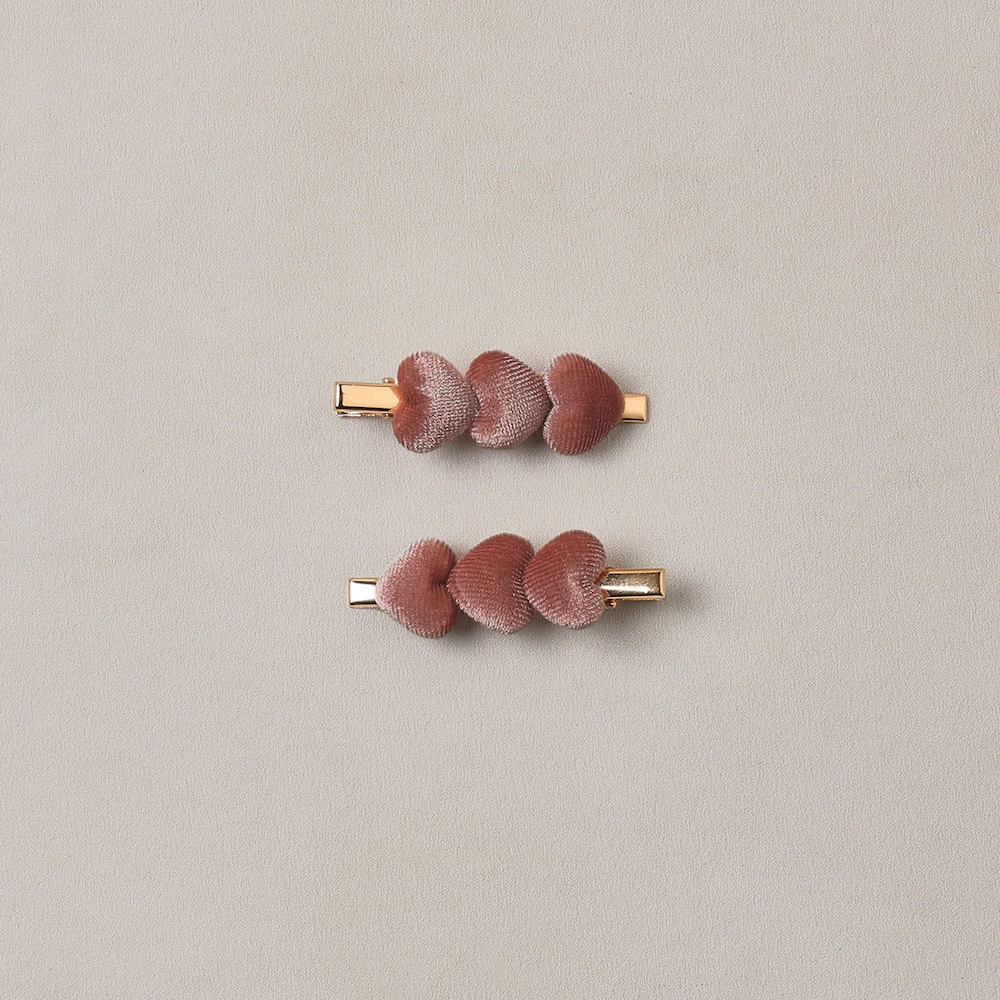Velvet Heart Clips Splice