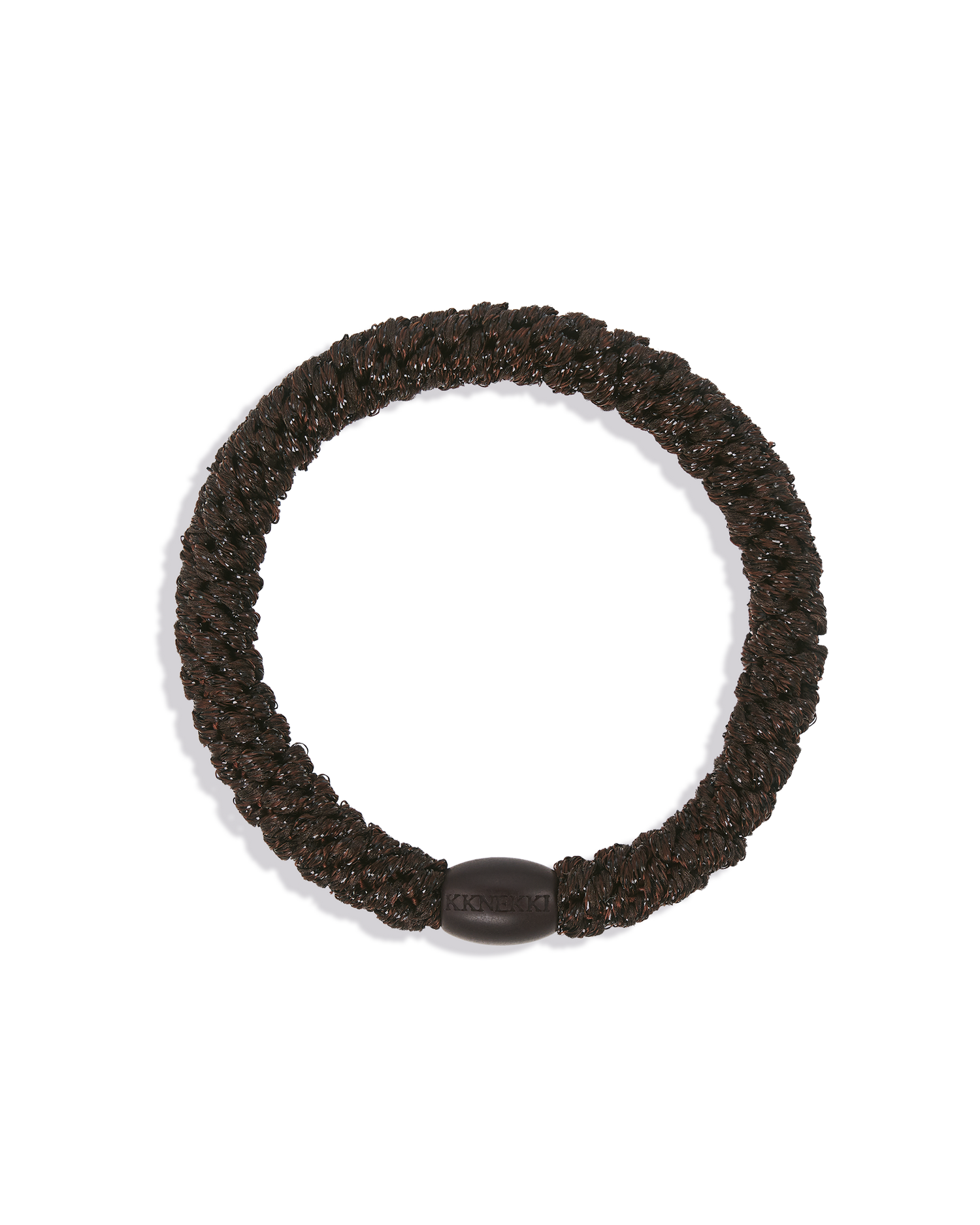 Chocolate Glitter Hair Tie