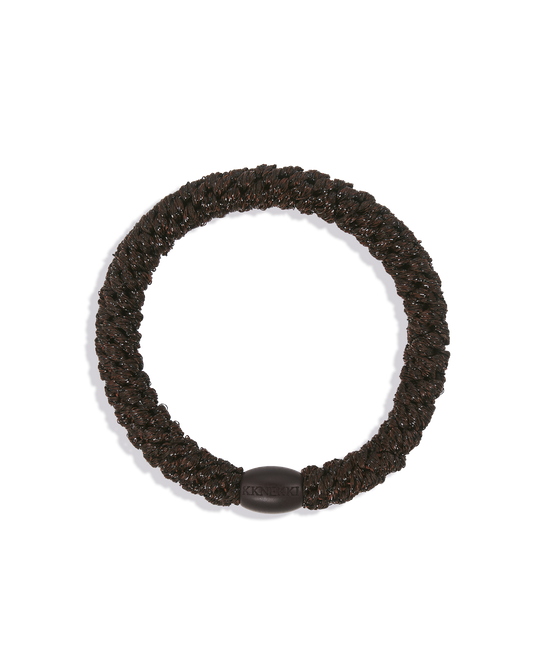 Chocolate Glitter Hair Tie