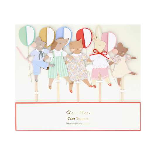 Animal Friends Cake Toppers