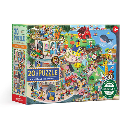 Animals in Town Puzzle 20 Piece