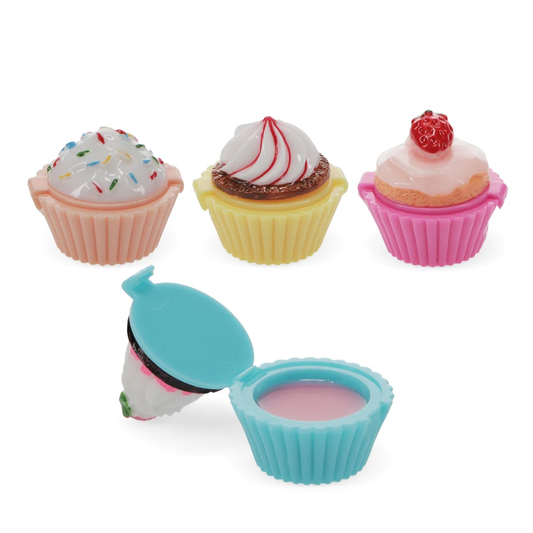 Assorted Mini Berry Scented Lip Gloss Cupcake