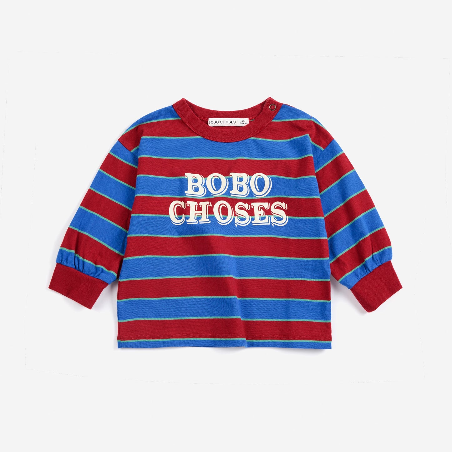 Baby Bobo Choses Embossed Long Sleeve T-Shirt