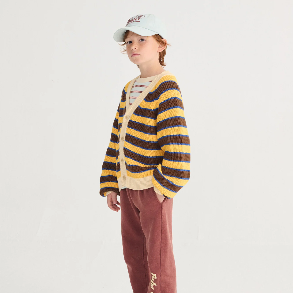 BC Striped Cardigan Yellow