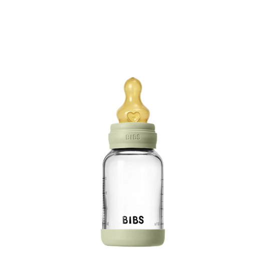 120ml Glass Bottle Set Latex Sage