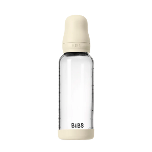 240ml Glass Bottle Set Latex Ivory