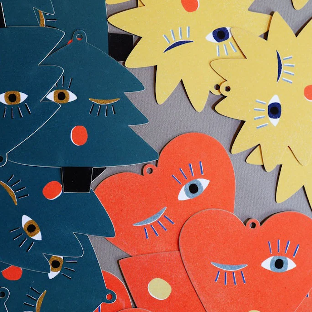Blink Paper Ornaments Pack of 3