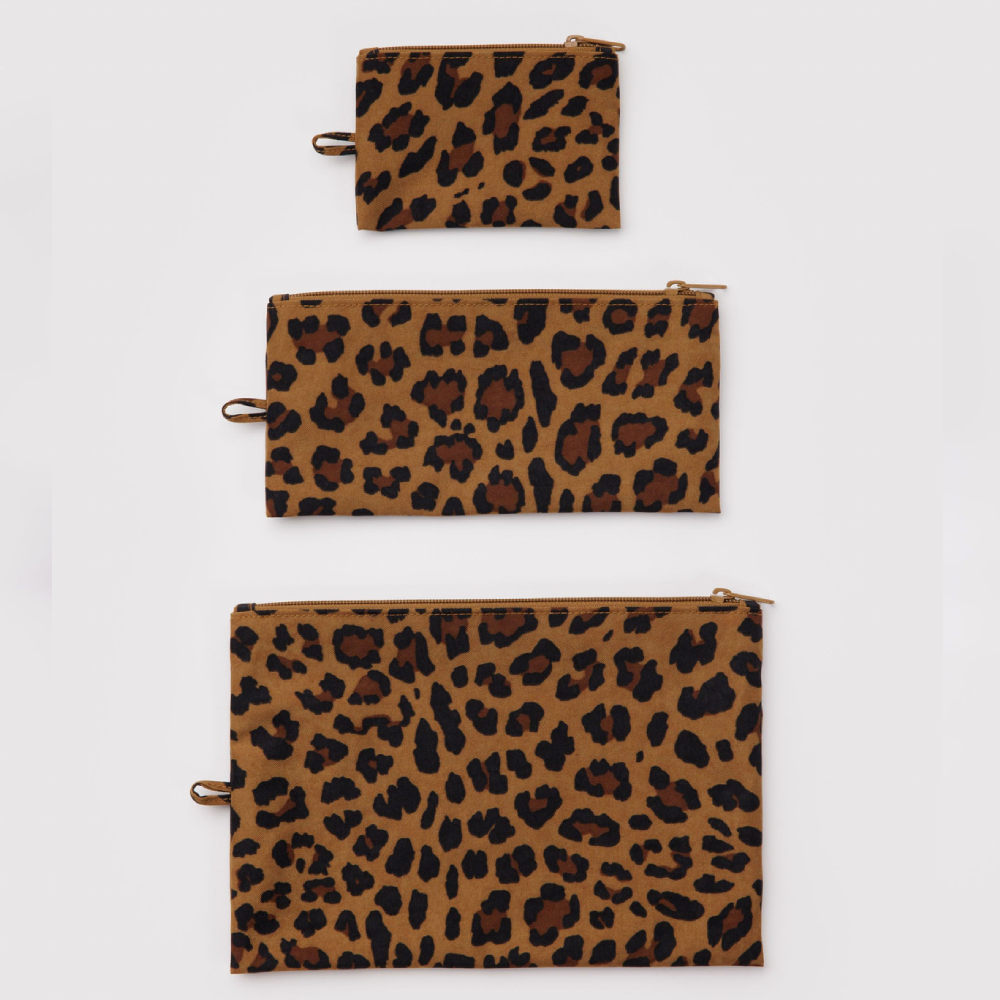 Flat Pouch Set Leopard