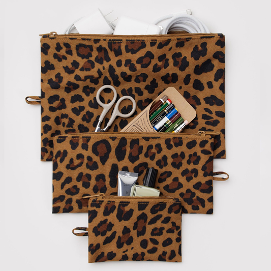 Flat Pouch Set Leopard