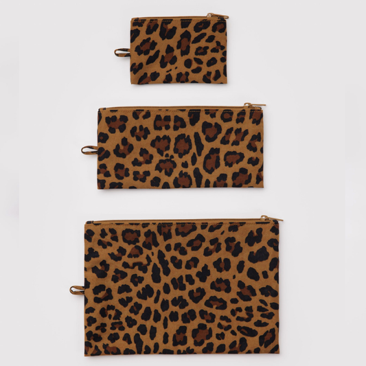 Flat Pouch Set Leopard
