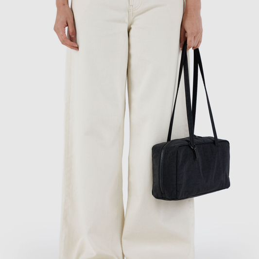 Nylon Bowler Bag Black