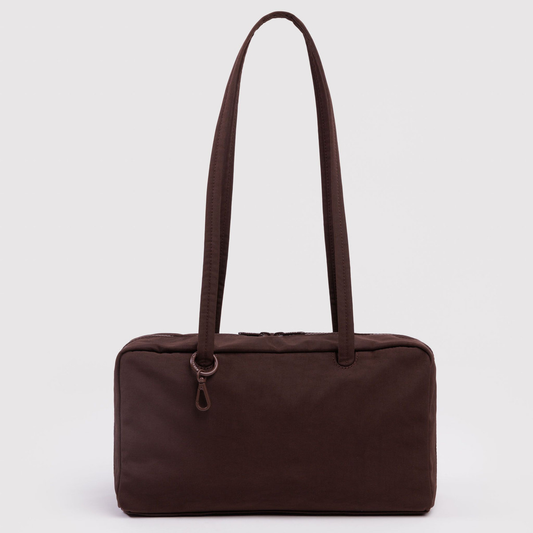 Nylon Bowler Bag Coffee