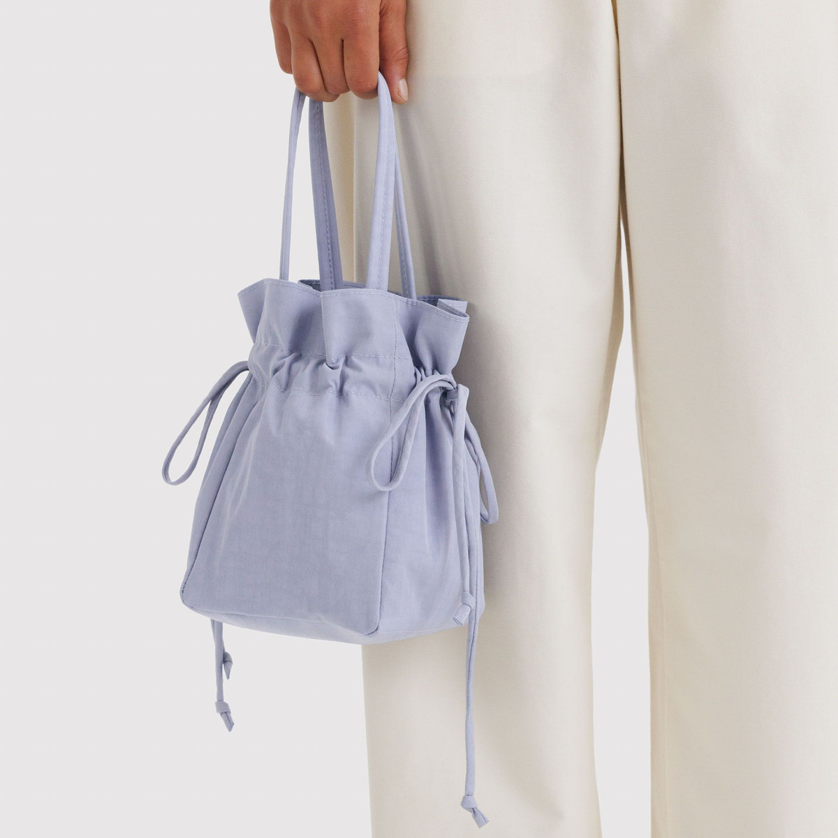 Nylon Drawstring Bag Mist