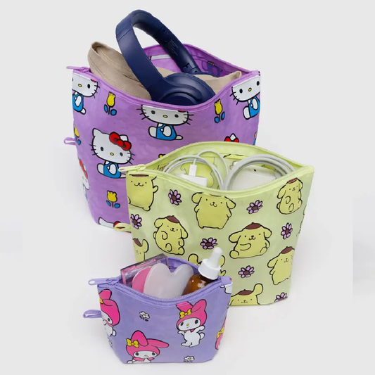 Go Pouch Set - Hello Kitty and Friends Florals