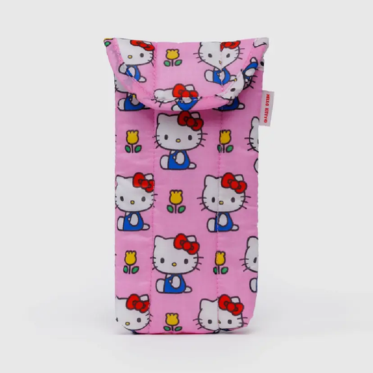 Puffy Glasses Sleeve - Hello Kitty Pink