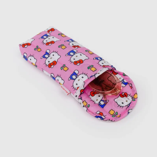 Puffy Glasses Sleeve - Hello Kitty Pink