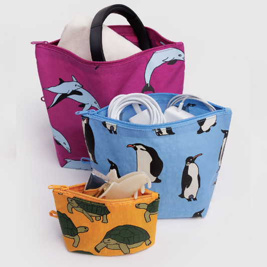 Go Pouch Set Vacation Animals