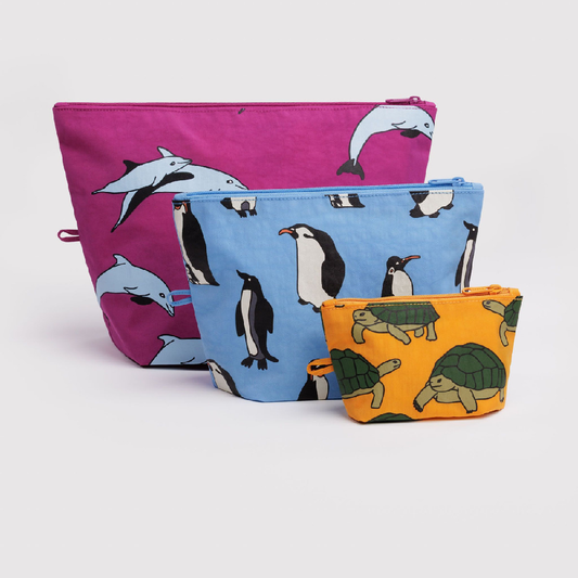 Go Pouch Set Vacation Animals