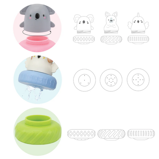 Mix & Match Bath Mates Aussie Animals