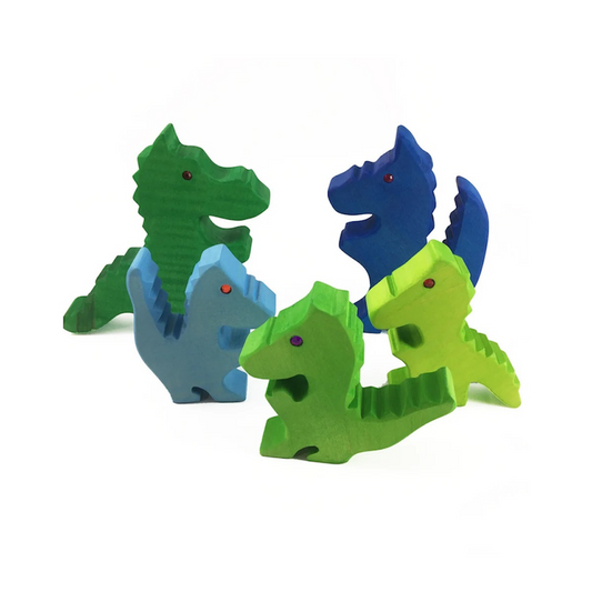 Dragon Family Blue/Green Tones