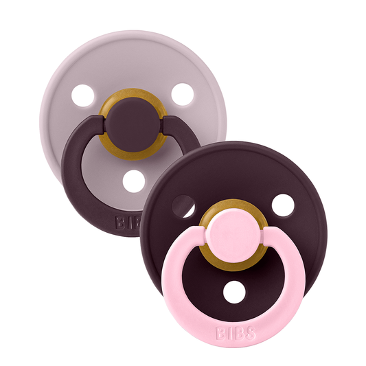 Bibs Dummy Dusky Lilac Plum Mix