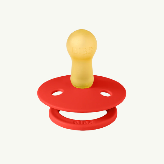 Bibs Dummy Polka Blossom/Candy Apple Round