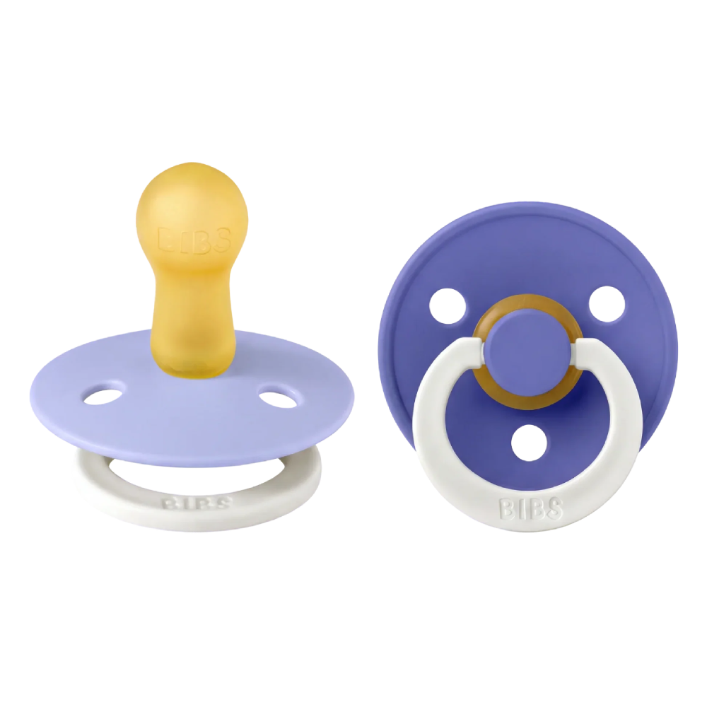 Bibs Dummy Twin Pack Glow Hush/Grape