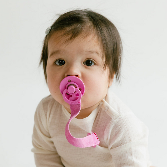 Bibs Pacifier Clip Loop Bubblegum