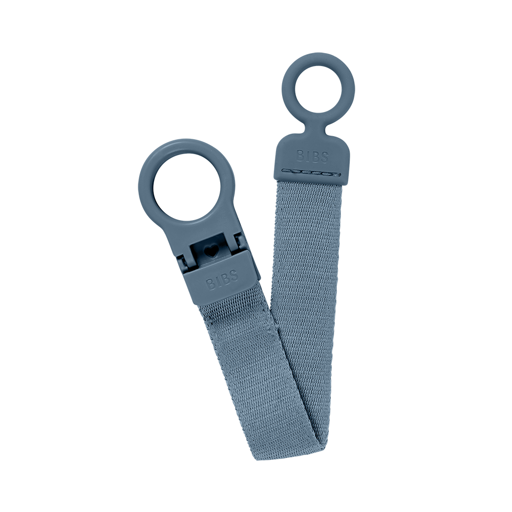 Bibs Pacifier Clip Loop Petrol