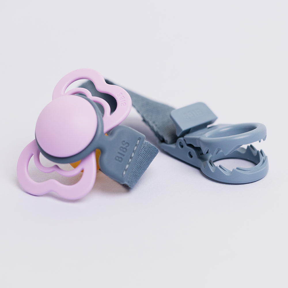 Bibs Pacifier Clip Loop Petrol