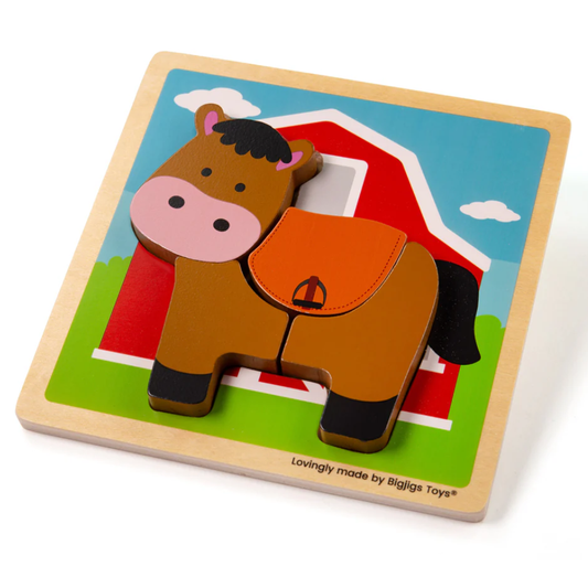 Chunky Lift Out Puzzle Horse