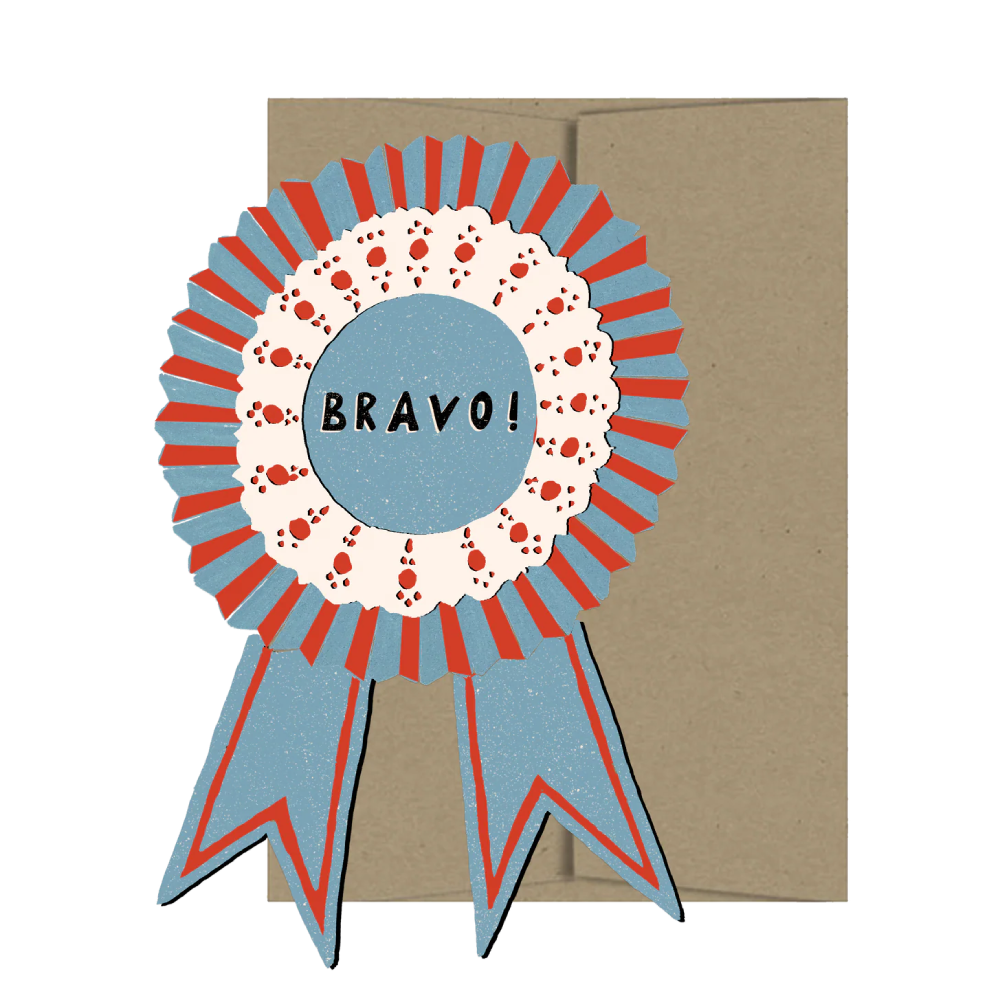 Bravo Medallion Die Cut Card