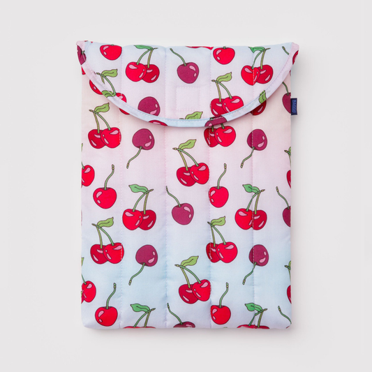 Puffy Laptop Sleeve 13"/14" Cherries