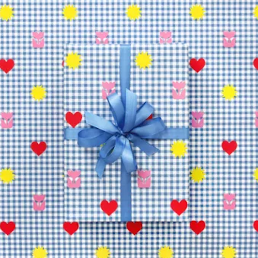 Wrapping Paper Clementine French Blue - Store Pick Up Only