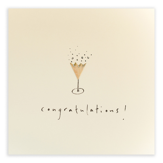 Congratulations Pencil Shavings Greeting Card