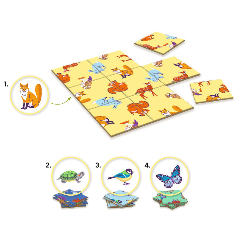 Djeco Impossible Animal Puzzle detail