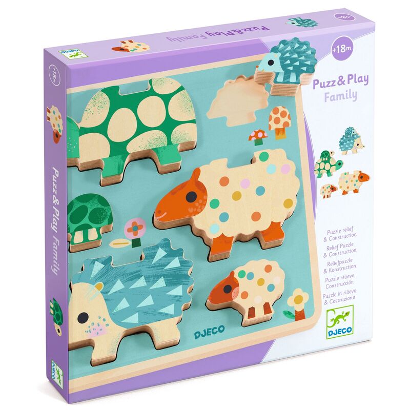Puzz and Play Family Wooden Puzzle