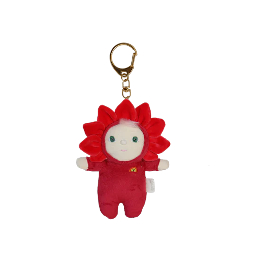 Dinky Bag Charm - Rose