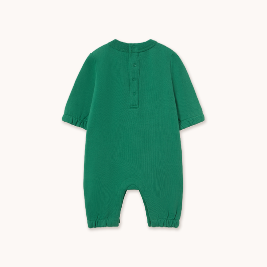 Dog Graphic One-Piece Dark Emerald