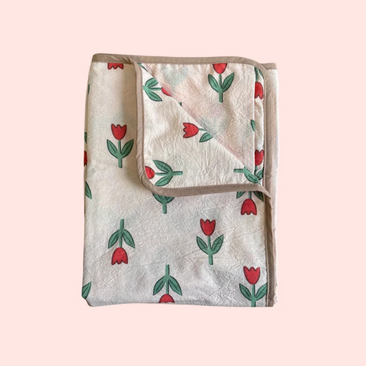 Tulip Garden Pillow Case