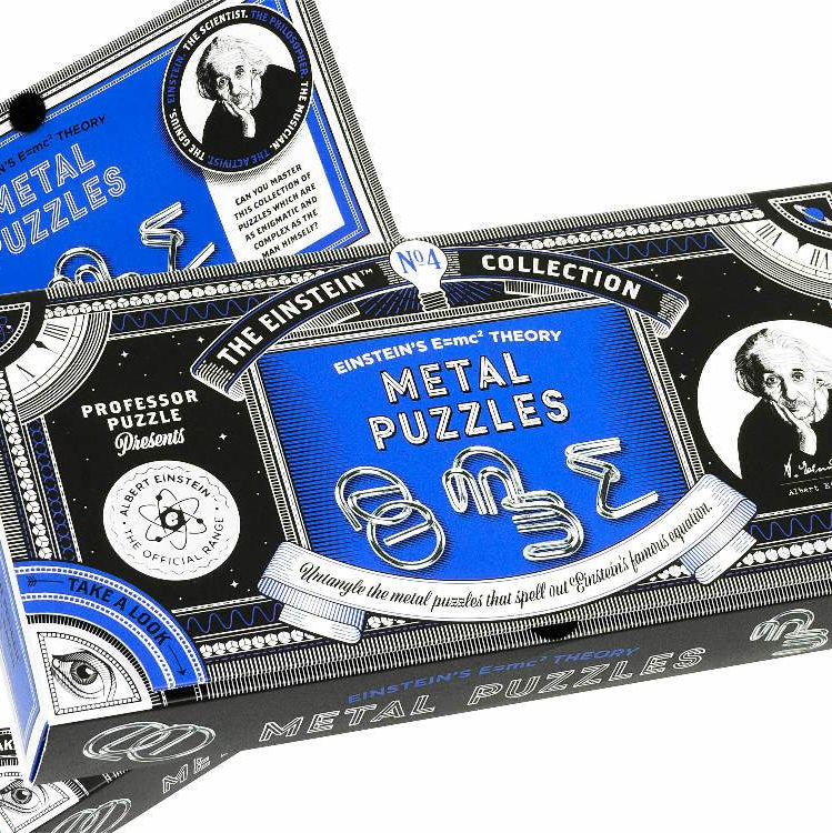 Einstein's E=MC2 Metal Puzzle