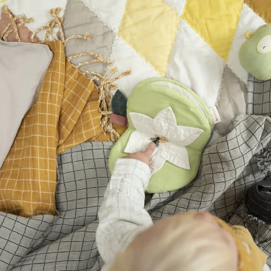 Green Apple Fabric Book