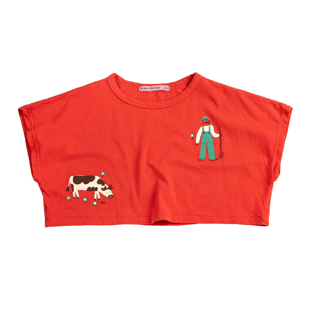 Farm Adventure Cropped T-Shirt