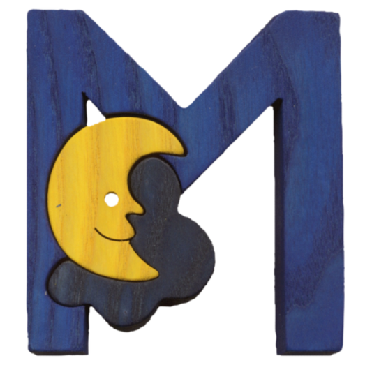 Wooden Puzzle M - Moon