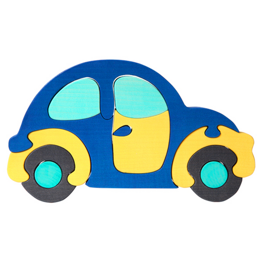 Wooden Puzzle - Beatle Car