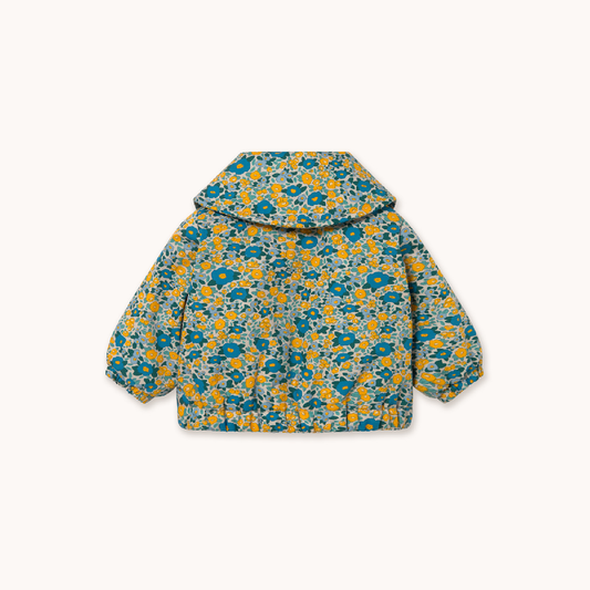 Flower Pattern Baby Padded Jacket Multicolour