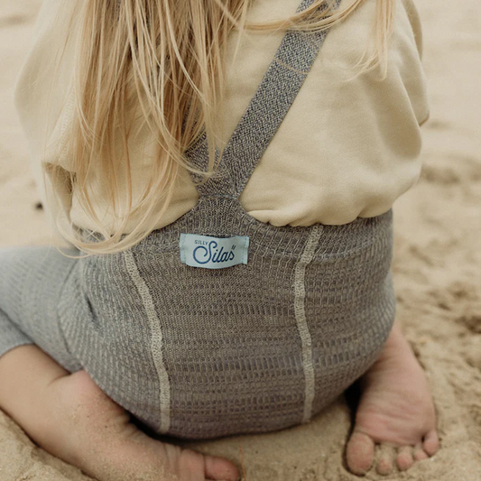 Footless Cotton Tights Marshmallow Sky