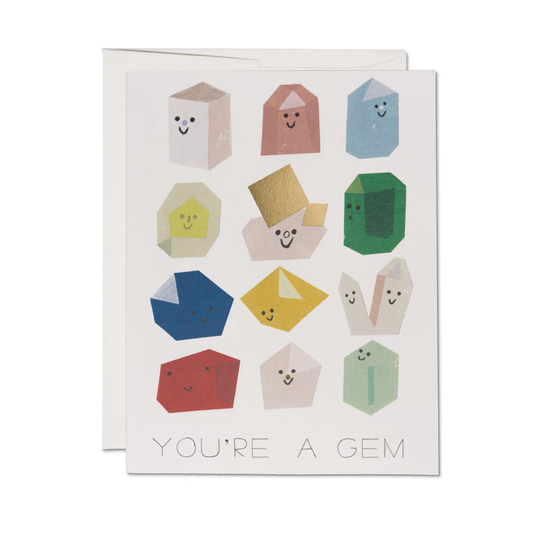 Gem Buddies Friendship Greeting Card